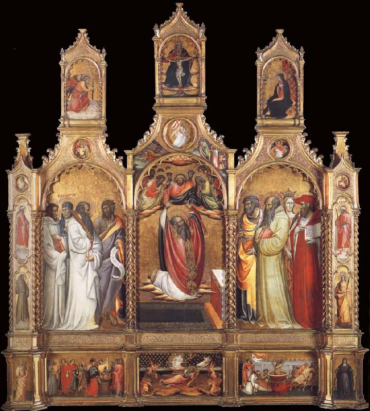 Giovanni dal ponte Polyptych of the Ascension of Saint John the Evangelist oil painting picture